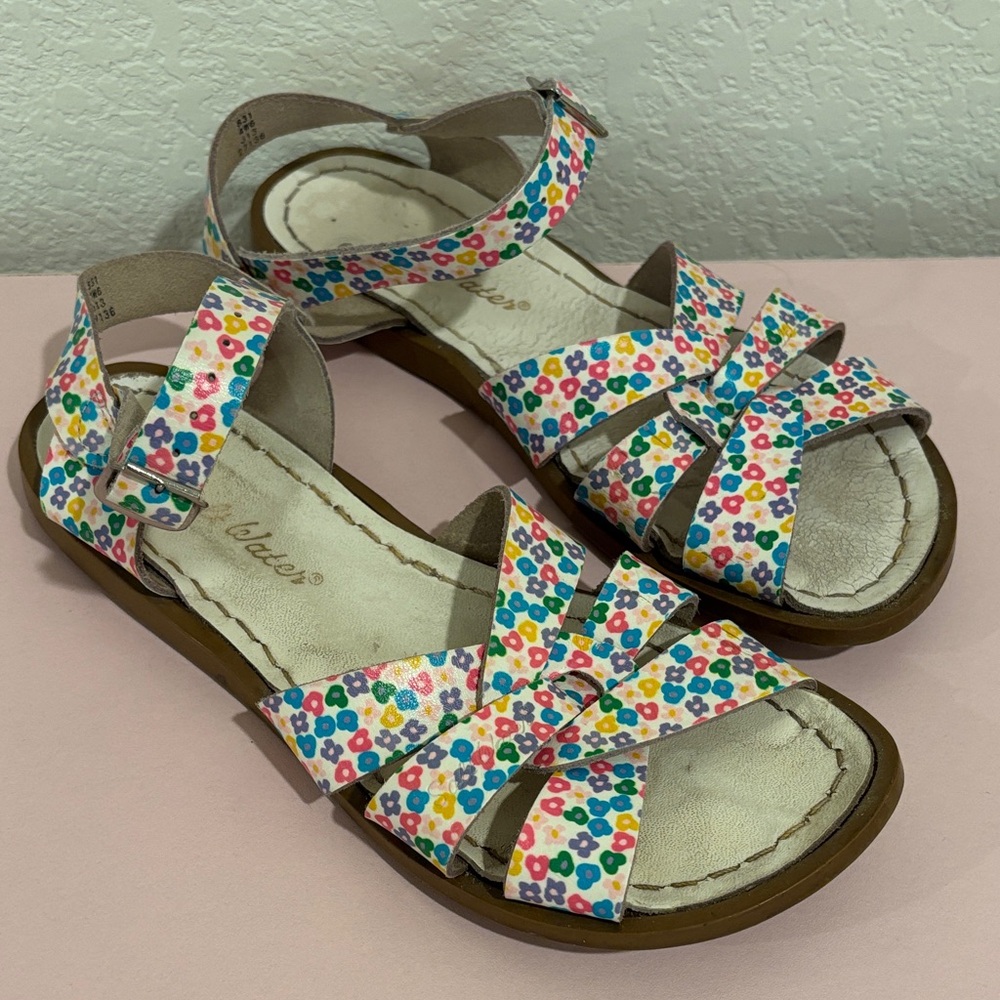 Floral Saltwater Sandals By Hoy Shoes